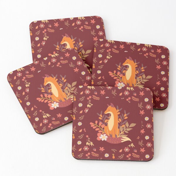 Item preview, Autumn floral and fox  designed and sold by FunnyChameleon.