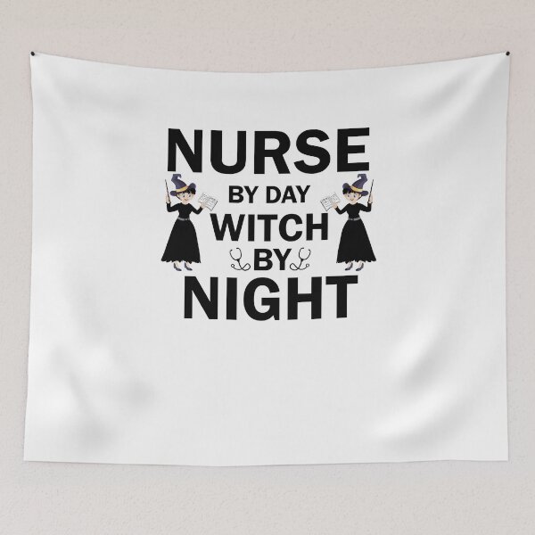 Item preview, Nurse By Day Witch By Night designed and sold by imaneless.