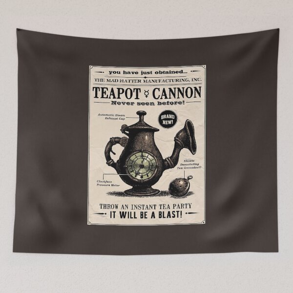 Item preview, Teapot Cannon (Alice Madness Returns) designed and sold by HuckleberryArts.