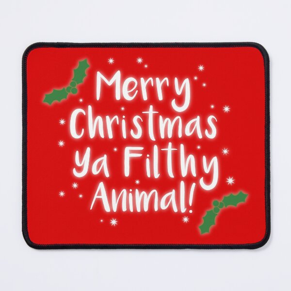 Item preview, Merry Christmas Ya Filthy Animal  designed and sold by SimplyNewDesign.