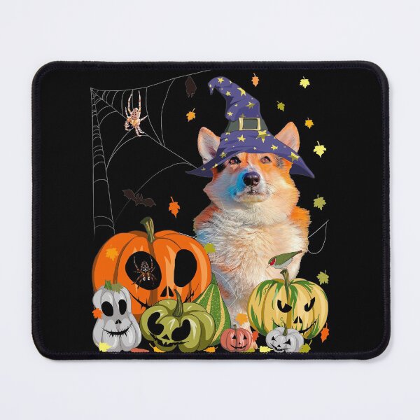 Item preview, Witch Corgi & Pumpkin - Funny Dog Lover Jack-O-Lantern Halloween designed and sold by r-silver.