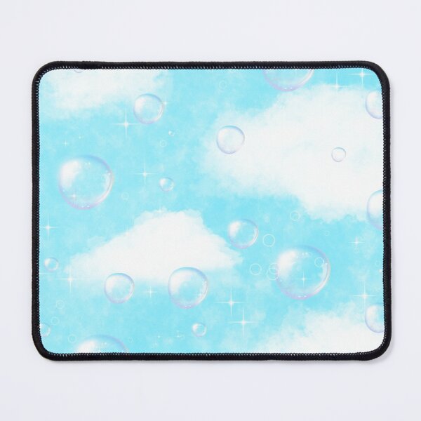 Item preview, Blue sky with white clouds, bubbles and sparkles designed and sold by Ralu04.