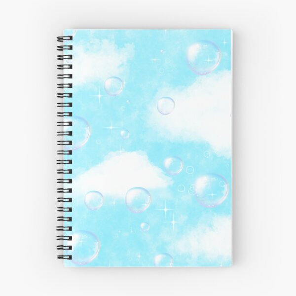 Item preview, Blue sky with white clouds, bubbles and sparkles designed and sold by Ralu04.