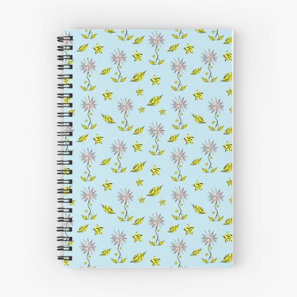 Item preview, pattern with heavenly background with flowers and leaves designed and sold by simonaci.