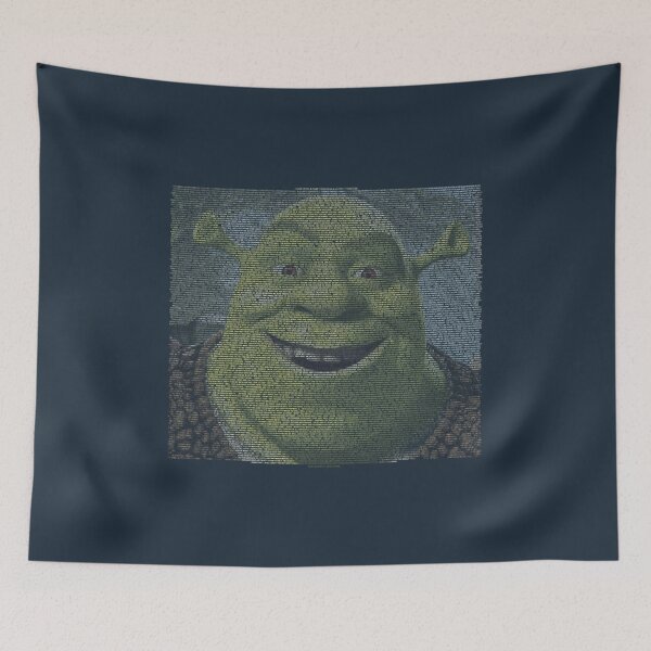 Item preview, SHREK  Entire Script  With Shrek Face designed and sold by luisoart.