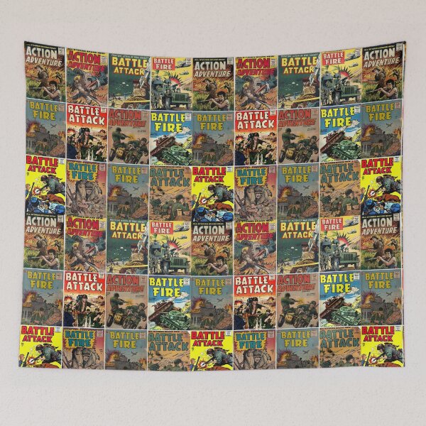 Item preview, Battle Attack, Fire Attack, Action Adventures Comic Book  designed and sold by danaJG.