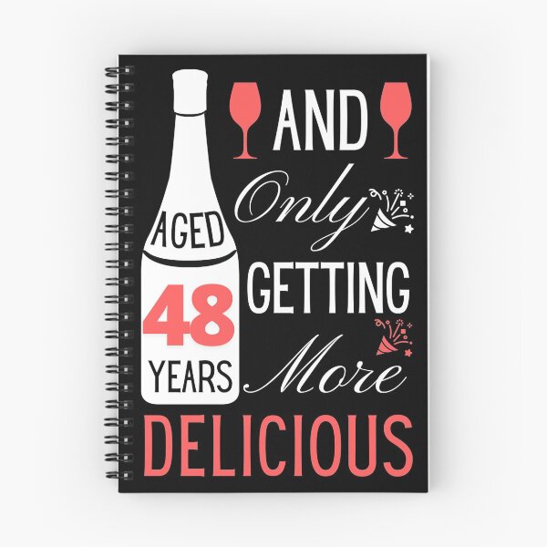 Item preview, 48th Birthday Gift or Greeting for Wine Lovers only getting more Delicious with Age designed and sold by yennyz.