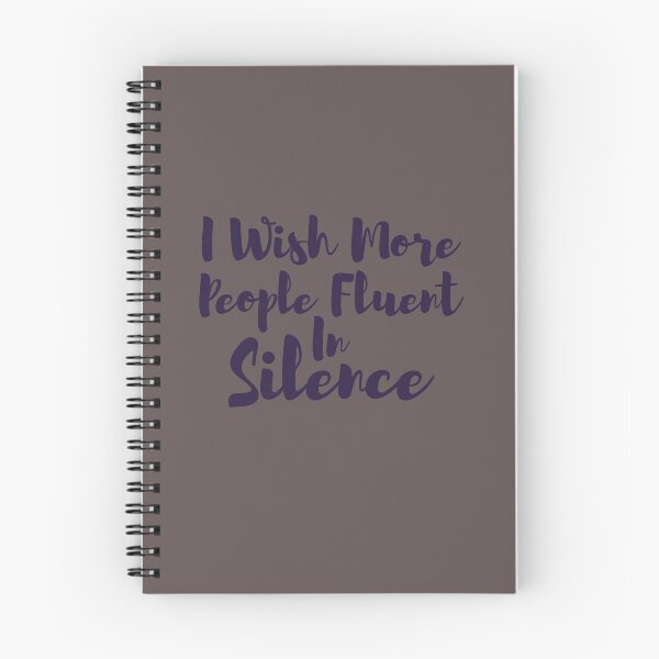 Item preview, I Wish More People Fluent In Silence cool funny gift design  designed and sold by oussamah99.