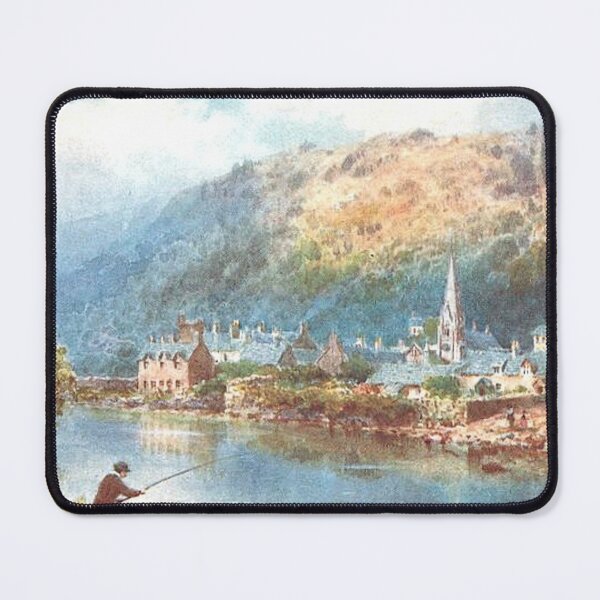 Item preview, Vintage Illustration of Callander Crags designed and sold by yourscotland.