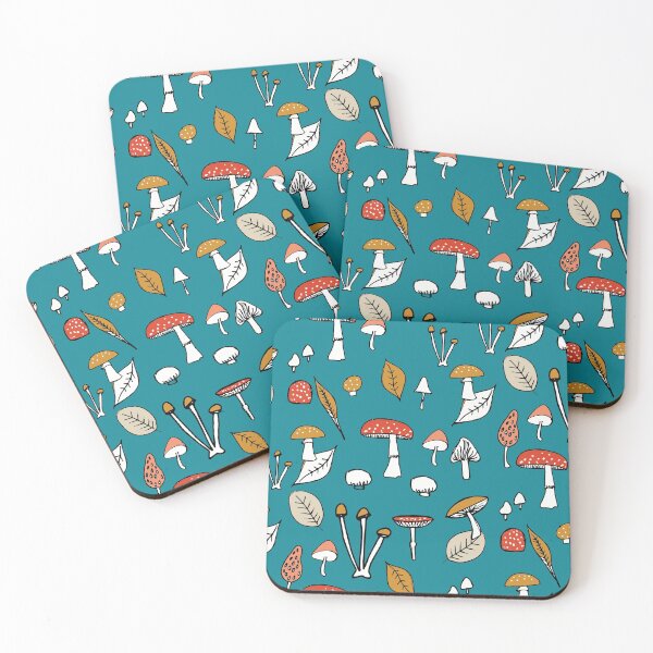Item preview, Wild Mushroom Blue designed and sold by susycosta.
