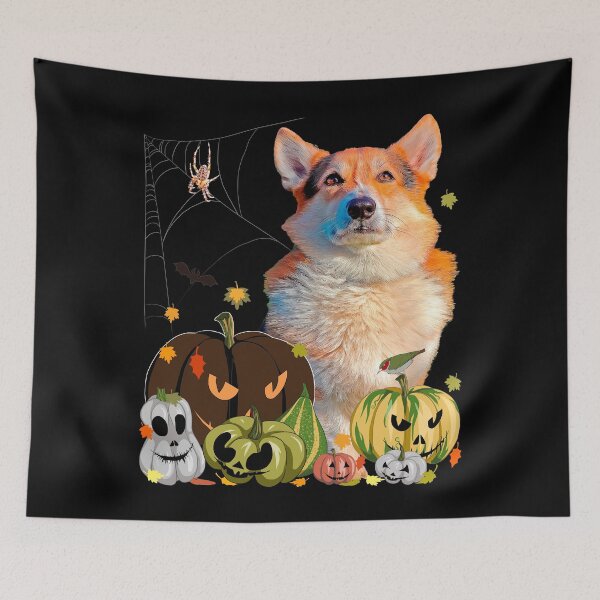 Item preview, Corgi Lover Jack-O-Lantern Pumpkin Monster Halloween designed and sold by r-silver.