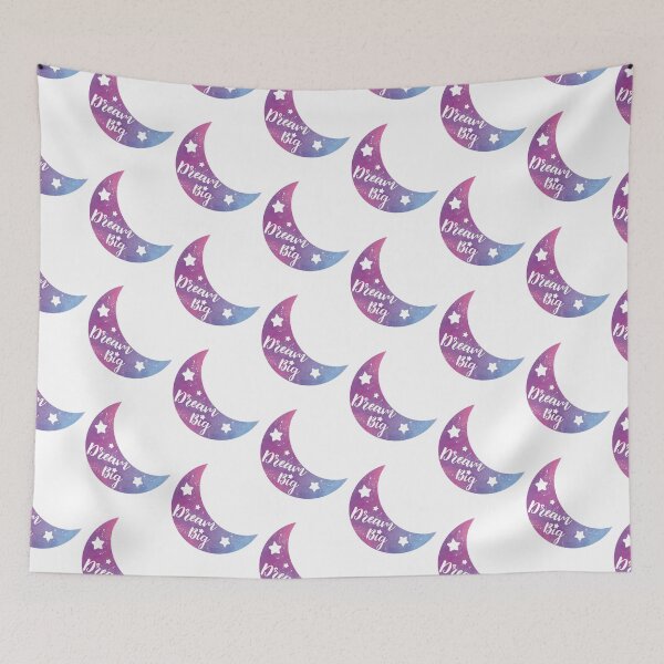 Item preview, Dream Big, Galaxy Theme, Moon White Pattern Style  designed and sold by lulu-draw3.