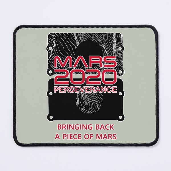 Item preview, Mars 2020 Perseverance 'Bringing Back A Piece Of Mars' plate designed and sold by SolidEarthArt.