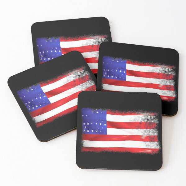 Item preview, American flag with grunge texture.  designed and sold by YUTTADANAI MONGKONPUN.