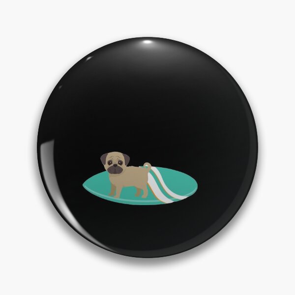 Item preview, dog on surfboard designed and sold by Mariocii.