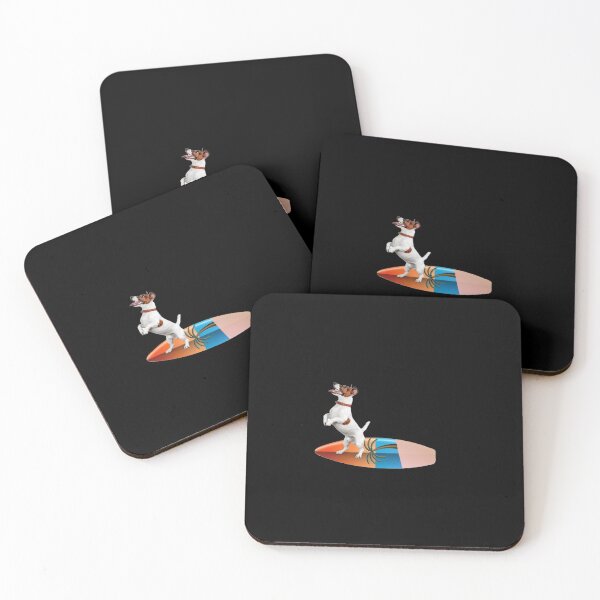 Item preview, dog on surfboard designed and sold by Mariocii.