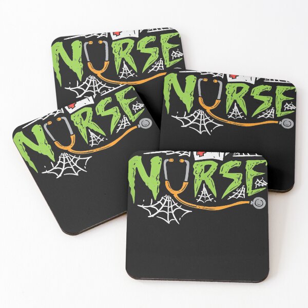 Item preview, Womens Nurse Spiderwebs Stethoscope Scary Halloween Costume RN Gift designed and sold by monahector1.