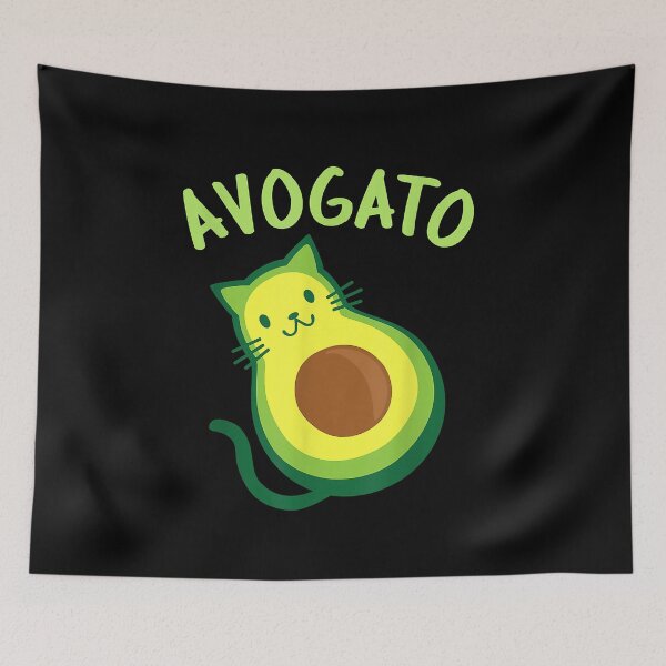 Item preview, Avogato Cat Avocado designed and sold by JaniceRuthArts.