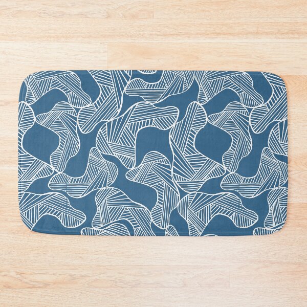 Item preview, Navy Blue and White Pattern designed and sold by autumnchu.