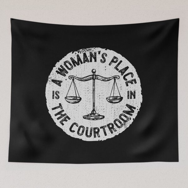 Item preview, A Woman's Place Is In The Courtroom designed and sold by ferdaousseshop.