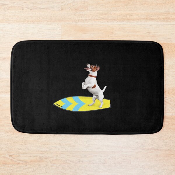 Item preview, dog on surfboard designed and sold by Mariocii.
