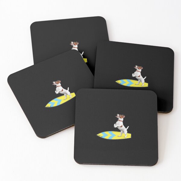 Item preview, dog on surfboard designed and sold by Mariocii.