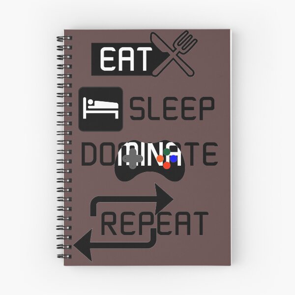 Item preview, EAT SLEEP DOMINATE REPEAT designed and sold by KumailBH.