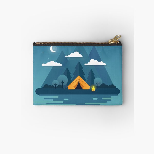 Item preview, Night landscape flat style illustration designed and sold by Mandala & More.
