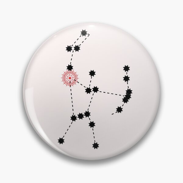 Item preview, Ardra Nakshatra Hindu Vedic Sidereal Astrology Constellation designed and sold by EndlessDoodles.