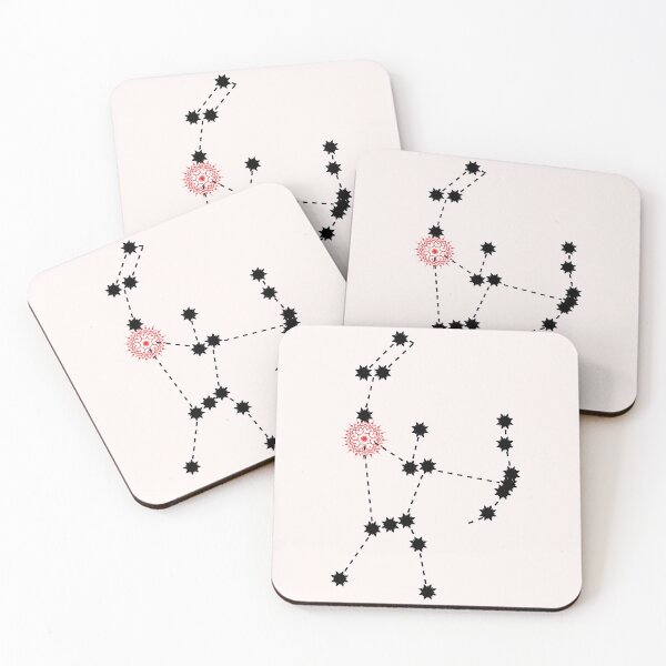 Item preview, Ardra Nakshatra Hindu Vedic Sidereal Astrology Constellation designed and sold by EndlessDoodles.