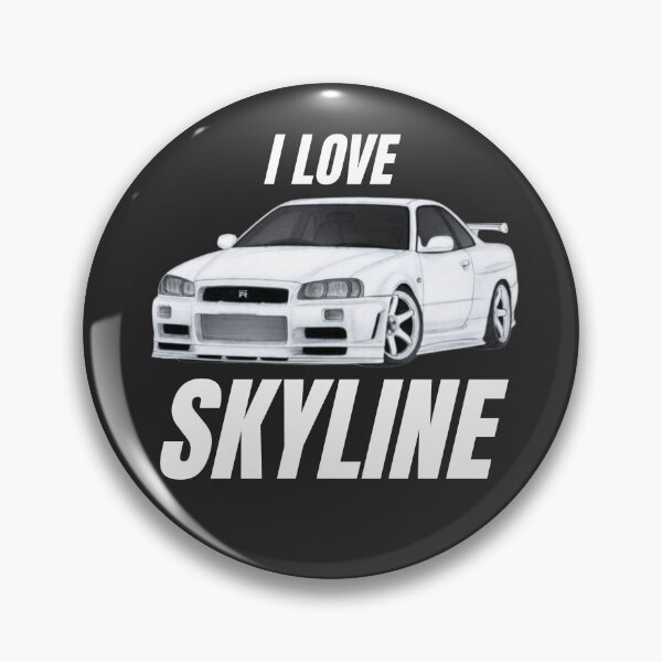 Artikelvorschau, Ich liebe Skyline entworfen und verkauft von MOTOSHIFT.