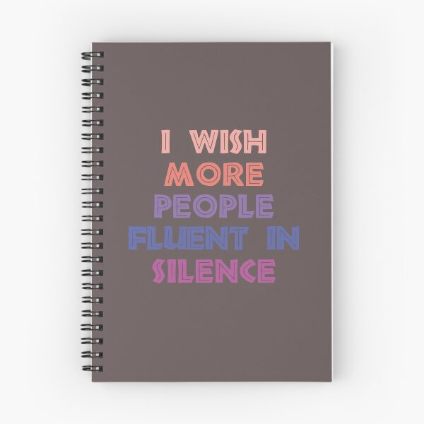 Item preview, I Wish More People Fluent In Silence retro vintage cool funny gift design  designed and sold by oussamah99.