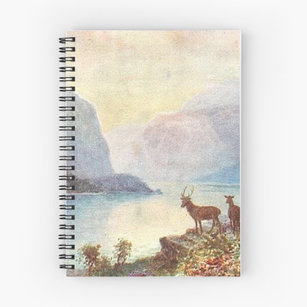 Item preview, Vintage Illustration of Loch Lubnaig, near Callander designed and sold by yourscotland.