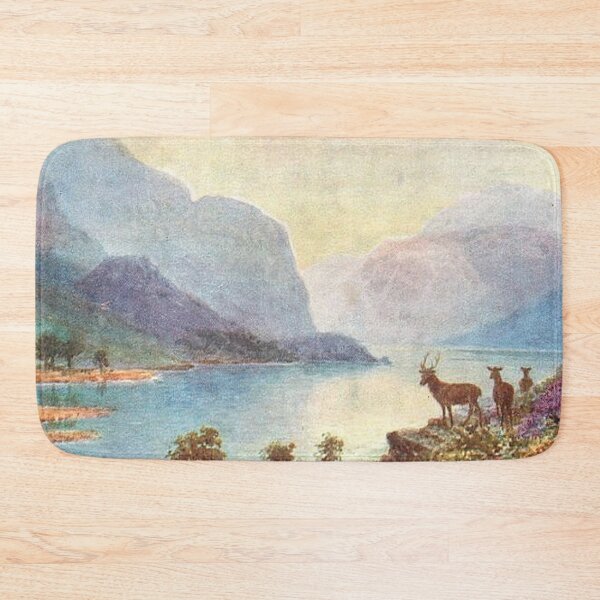 Item preview, Vintage Illustration of Loch Lubnaig, near Callander designed and sold by yourscotland.
