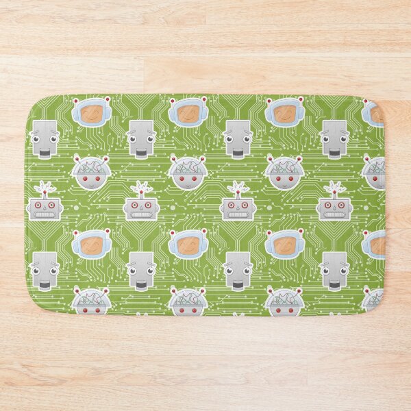 Item preview, Robot pattern designed and sold by Between Clouds.
