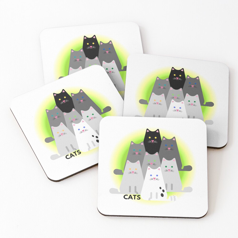Item preview, Coasters (Set of 4) designed and sold by RinaGArt.
