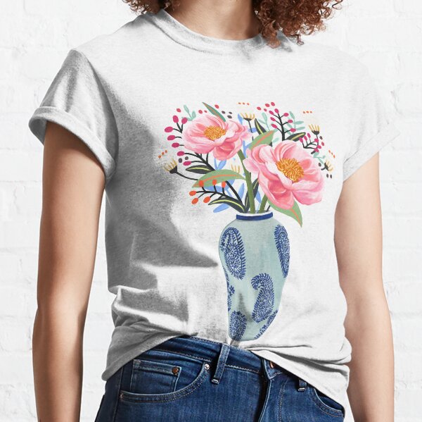 Vase Illustration Classic T-Shirt