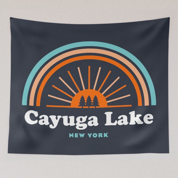 Artikelvorschau, Cayuga Lake New York Regenbogen entworfen und verkauft von Esskay Designs.