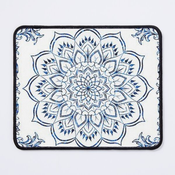 Item preview, Blue Mandela flower designed and sold by justjanetvos.