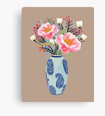 Vase Illustration Canvas Print