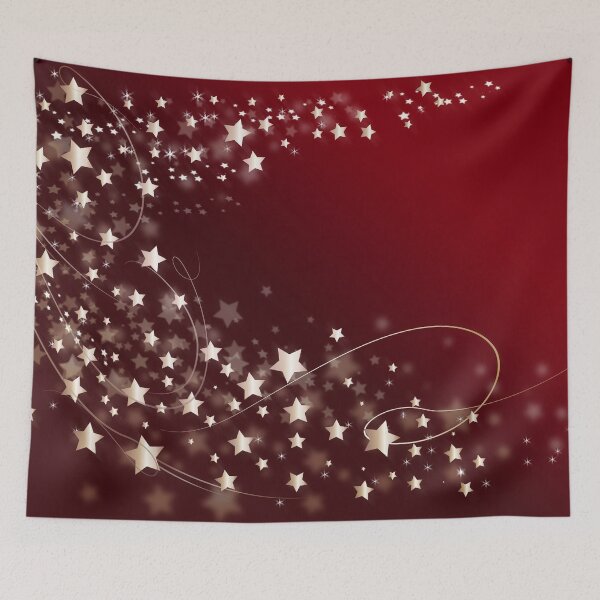 Item preview, festival of pink stars in the night sky designed and sold by mostheristore.
