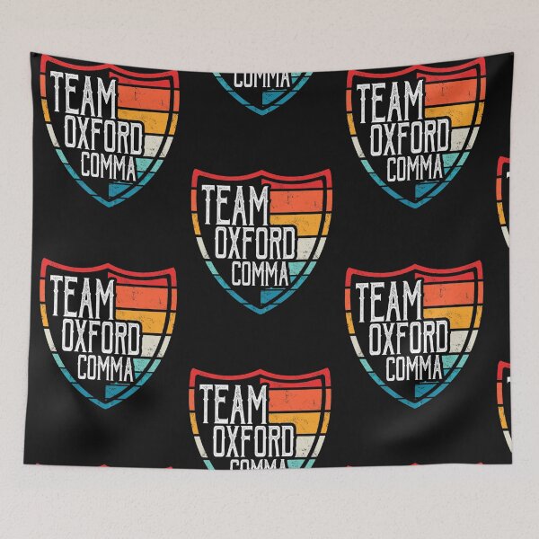 Item preview, Team Oxford Comma Grammar Police English designed and sold by Lequangtrung.