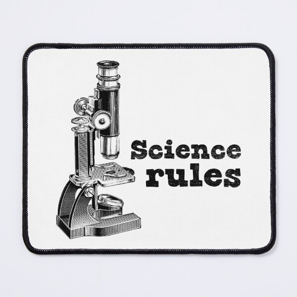 Item preview, Science rules black on white designed and sold by Eenig.
