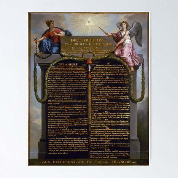 Item preview, Declaration of the Rights of Man and of the Citizen (1789) designed and sold by PZAndrews.
