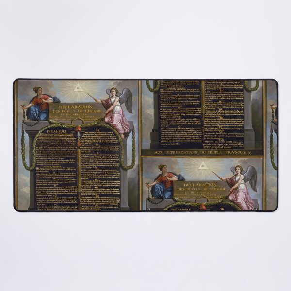 Declaration of the Rights of Man and of the Citizen (1789) Desk Mat