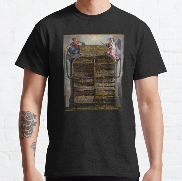 Declaration of the Rights of Man and of the Citizen (1789) Classic T-Shirt