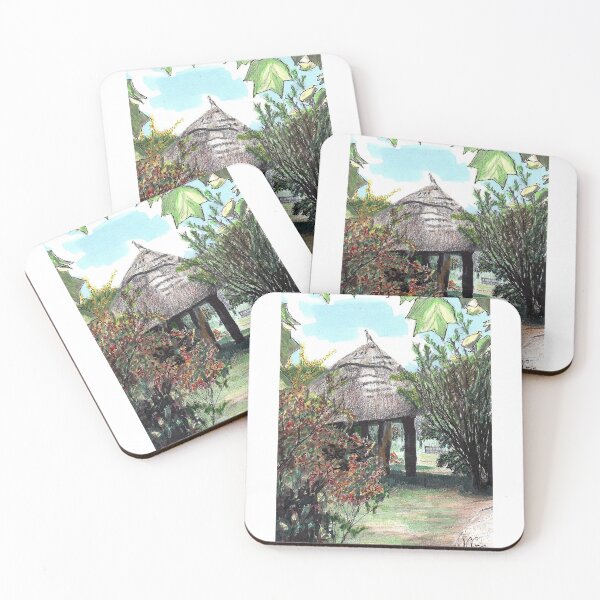 Item preview, Furzey Gardens, UK - Table shelter designed and sold by Jim Griffiths.