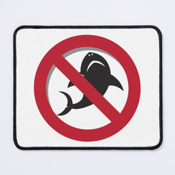 Item preview, Shark Warning Sign  designed and sold by treasure-crafts.