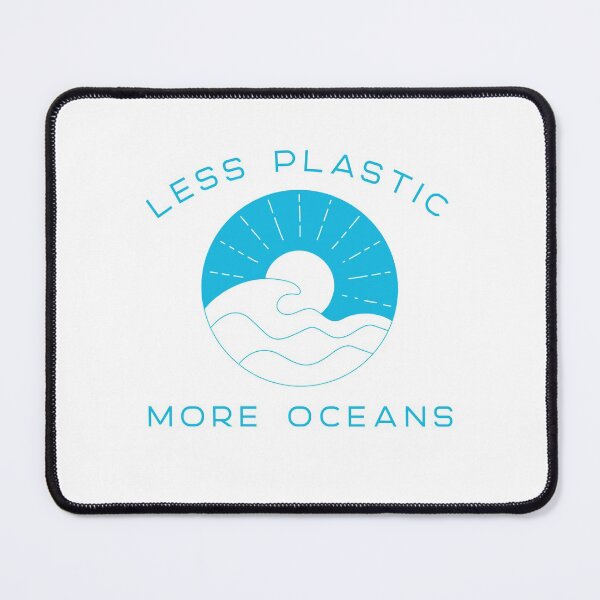 Item preview, Less Plastic, More Oceans designed and sold by Printed-Goodies.
