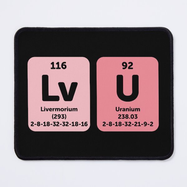 Item preview, Love you periodic table designed and sold by Eenig.